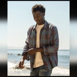 Outerknown Pacific Old Coast Plaid Blanket Shirt